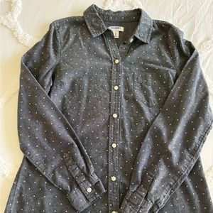 Polka Dot Button Down Shirt